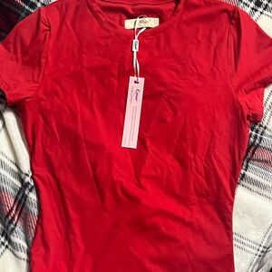 Quince Red t-shirt
